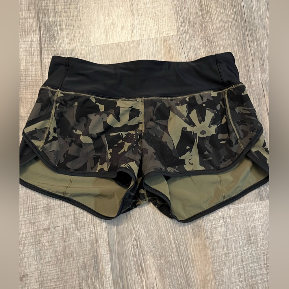 Waterproof lululemon run speed shorts low rise